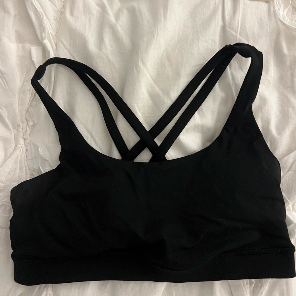 Lululemon black racerback sports bra